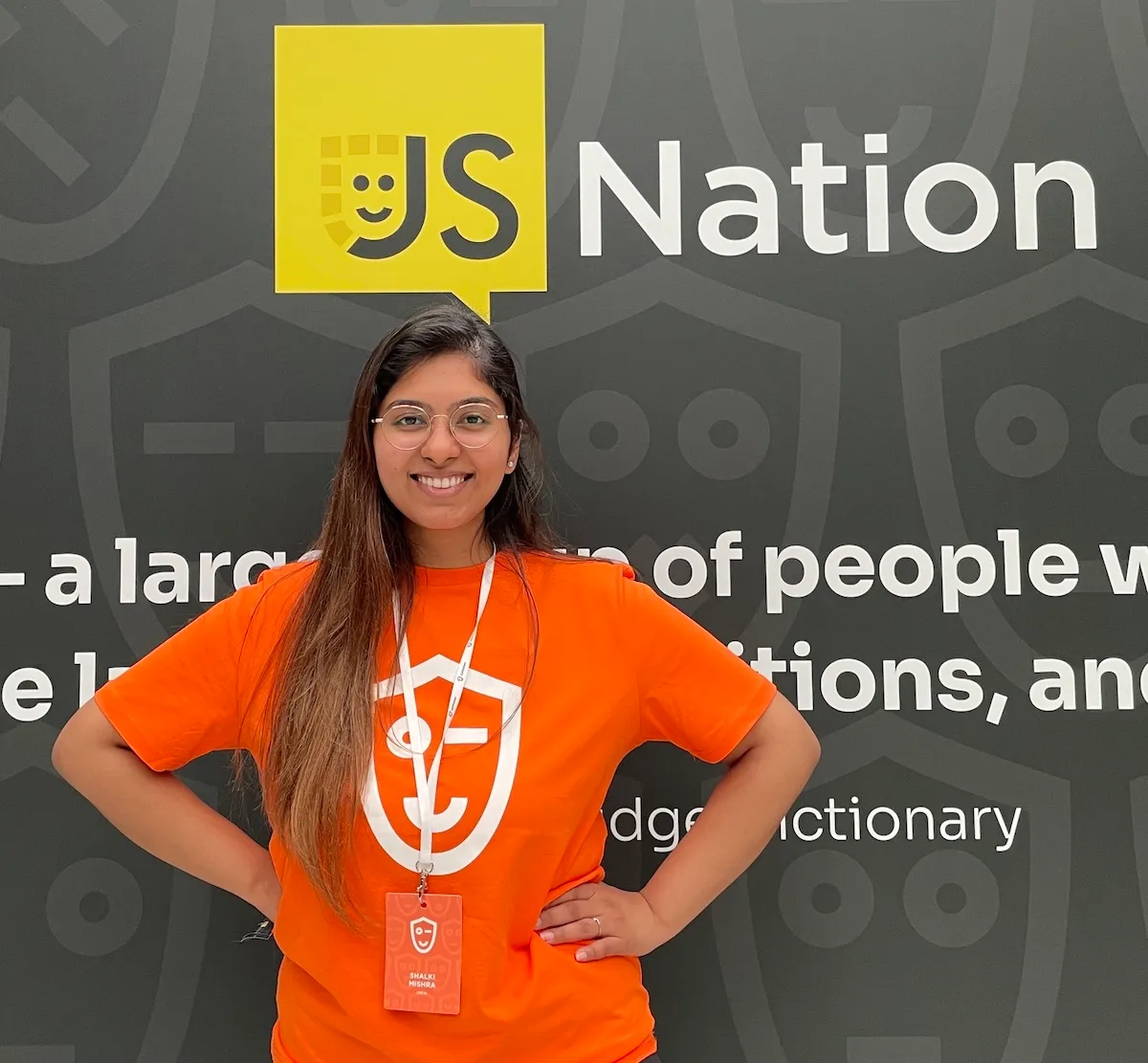 Solo portrait on Day 1, JSNation Amsterdam; Jun 1st 2023